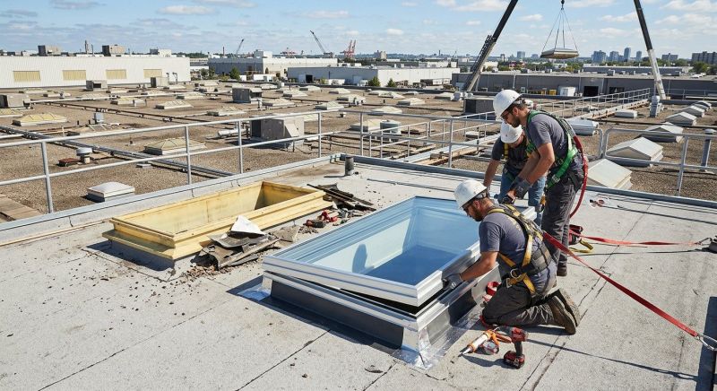 Commercial Skylight Renovation in Napa, CA