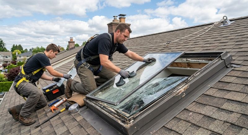 Skylight Glass Repair in Renton, WA
