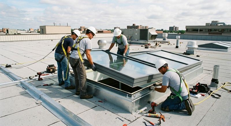 Commercial Skylight Renovation in Renton, WA