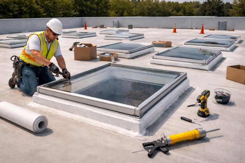 Commercial Skylight Renovation in Bellevue, WA