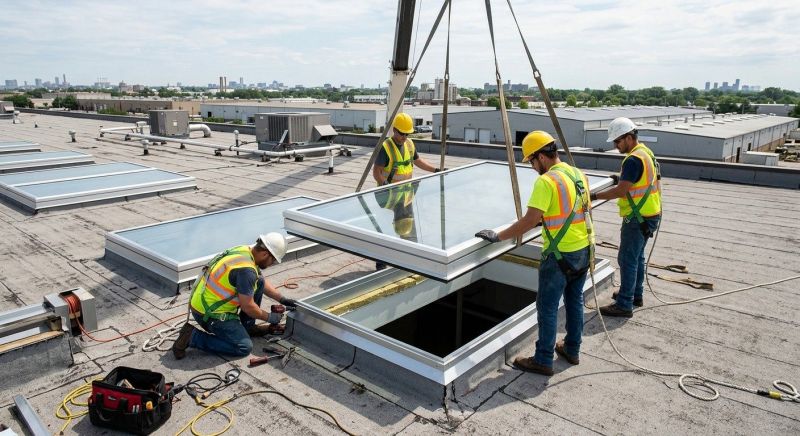 Commercial Skylight Renovation in Puyallup, WA