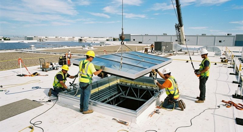 Commercial Skylight Renovation in Napa, CA