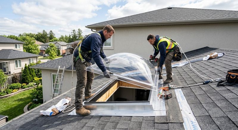 Dome Skylight Installation in Redmond, WA
