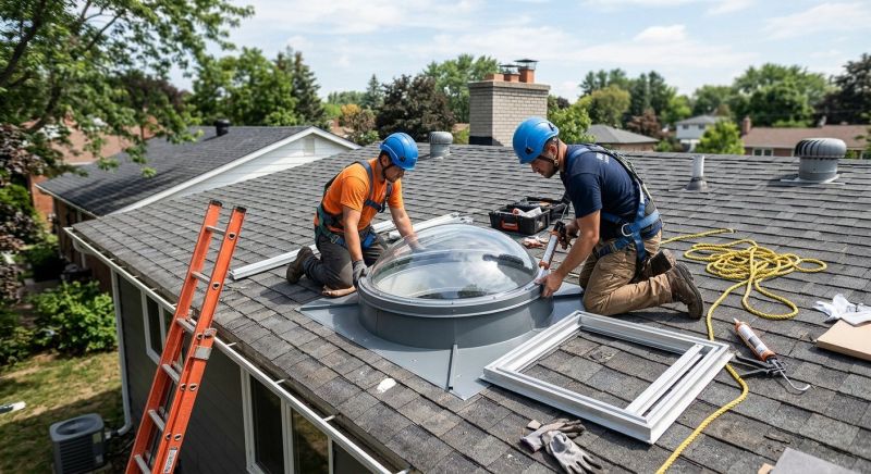 Dome Skylight Installation in Napa, CA